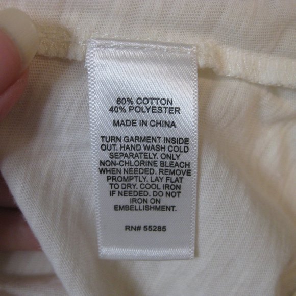 NWT Express white skull graphic tee t shirt top XS extra small - Picture 5 of 6